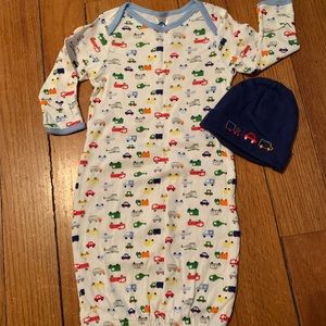 Baby boy gown